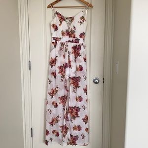 GORGEOUS summer romper with train/ hi-low dress 🌺